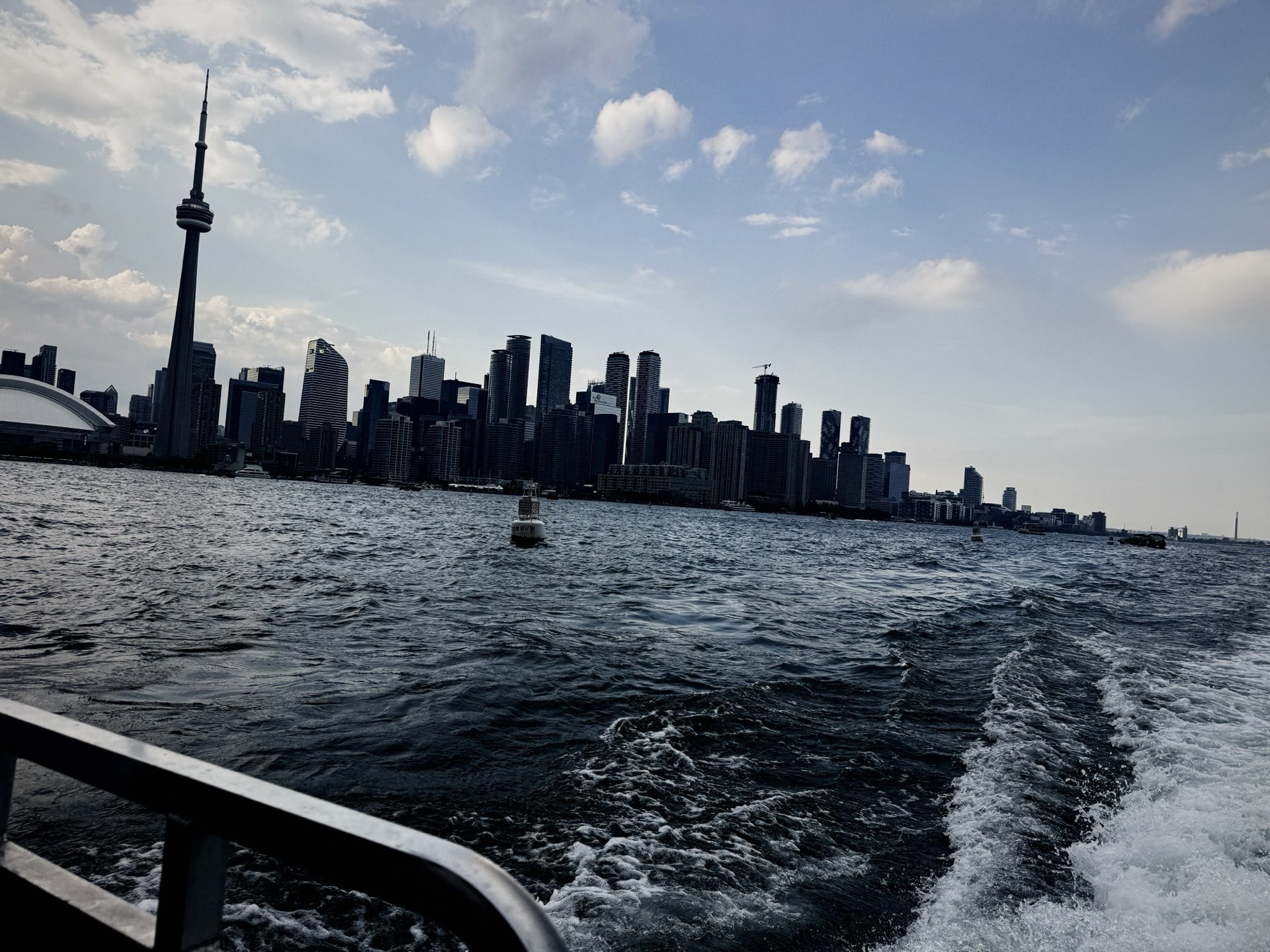 Toronto skyline seen from the water